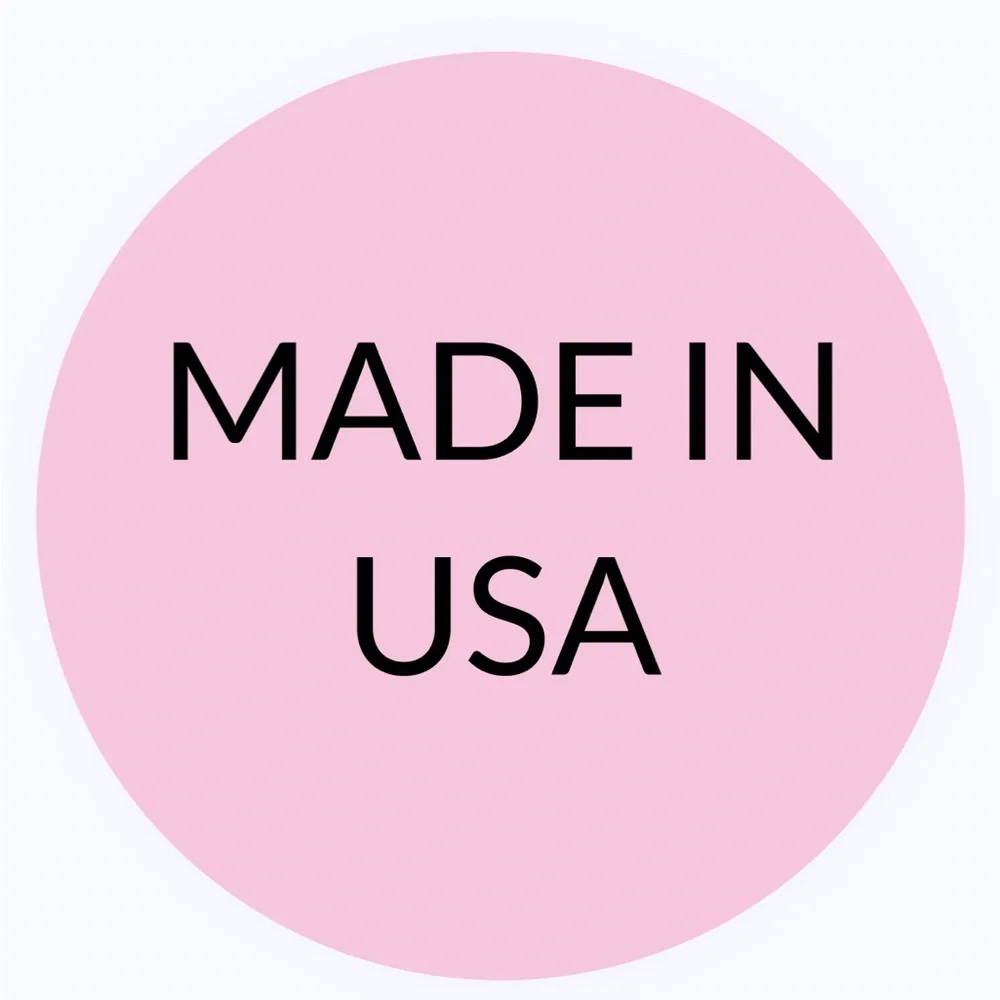 30 STICKERS - 2” ROUND - MADE IN ‘USA’ - PINK
